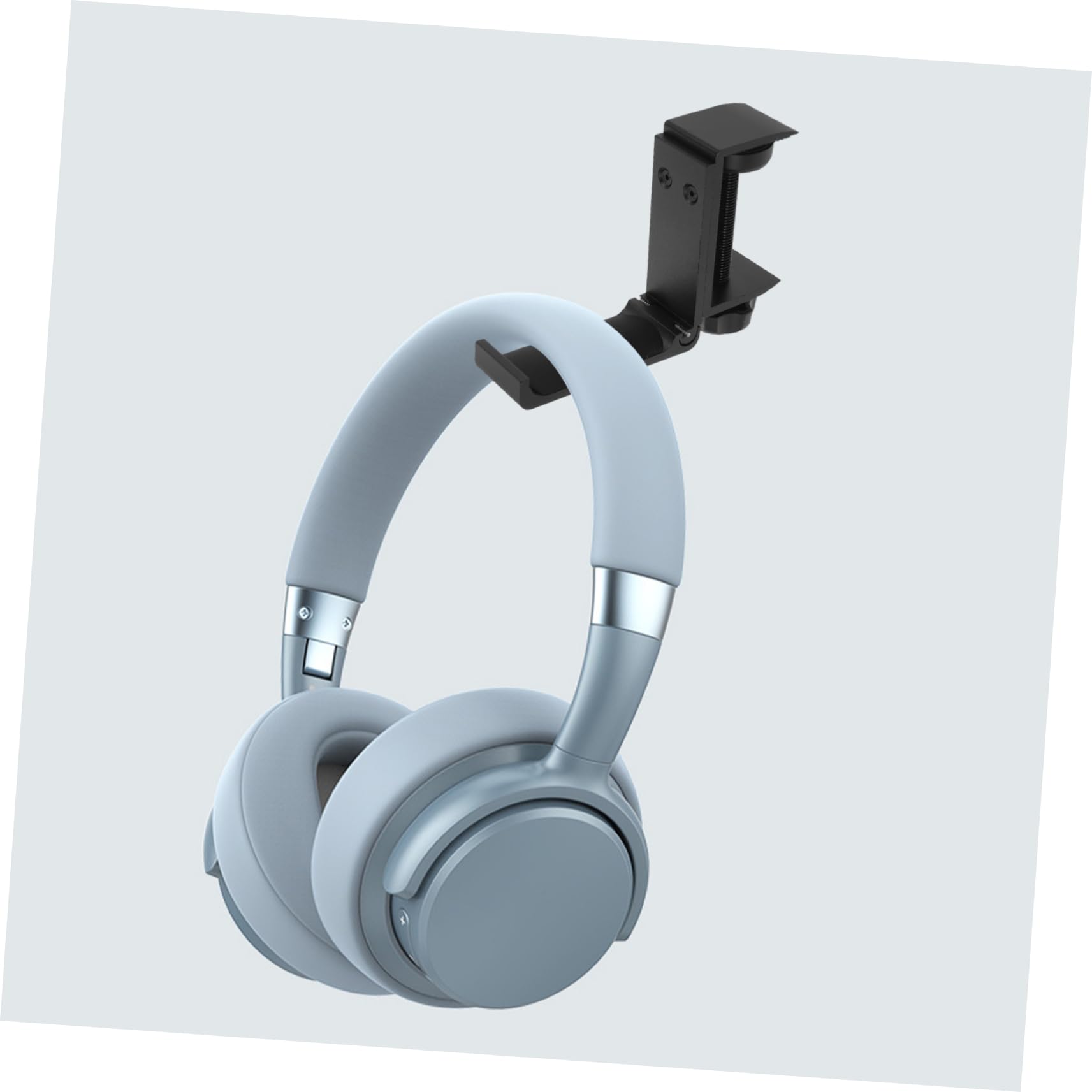 Hemobllo 3piezas Soporte para Auriculares Plegable De Escritorio Soporte para Auriculares Organizador De Espacio Sin Perforación para Oficina y Gaming