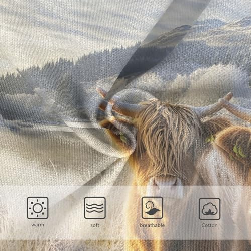 Two Highland Cows Winter Snow Toddler Girls's Underwear 2T 202b86183