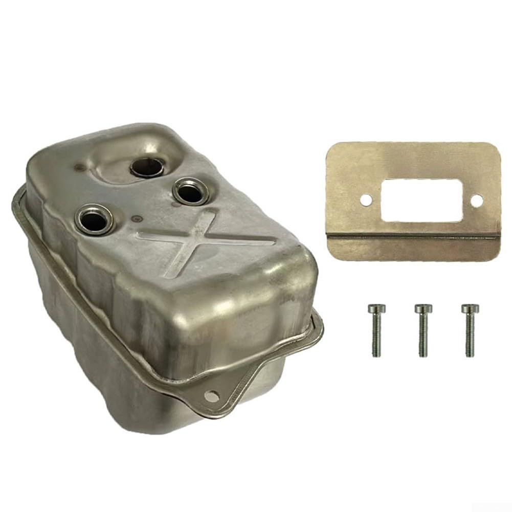 Schalldämpfer Set, für TS800 TS700 Kompatibel mit 4224 140 0605 Trennsäge Zubehör, aus Stahl mit geringer Resonanz und hoher Hitzetoleranz, Geräuschreduzierung (1 SET)