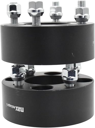 Miniatura 2 de Max Motosports 2 adaptadores espaciadores de rueda de 2.0 pulgadas 4x4 compatibles con tacos Yamaha Golf Cart M12x1.25