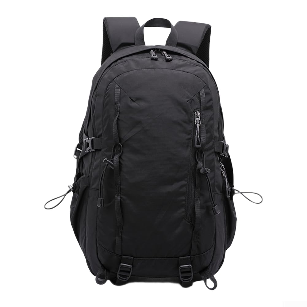 Zaino da trekking leggero e impermeabile, 28 l, in nylon (viola) | Nylon ultraleggero, rivestimento impermeabile, spallacci imbottiti, capacità 28 l, escursionismo, campeggio, viaggi