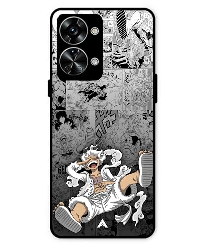 Image of Premium Anime 2 Case for Oneplus Nord 2T (Glossy Finish) Soft-Touch Metal TPU Back Cover, Shockproof, Designer, Aesthetic Mobile Phone Case