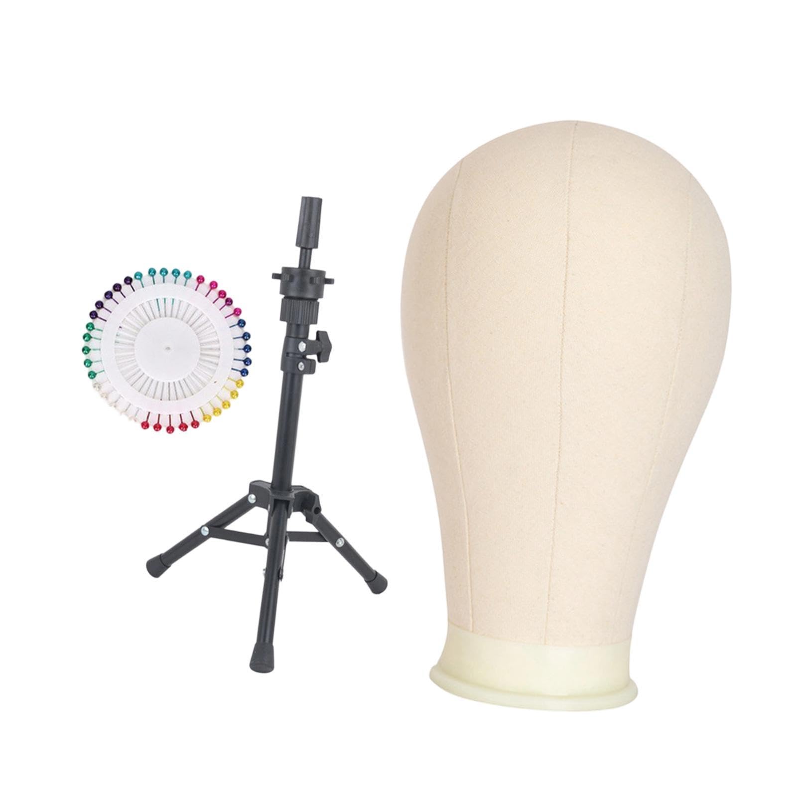 MERIGLARE Cabeza de maniquí Modelo Blanca Resistente con Soporte para Pelucas, para estilizar Gafas, exhibir Sombreros y secarlos, 23 Inch — view 8