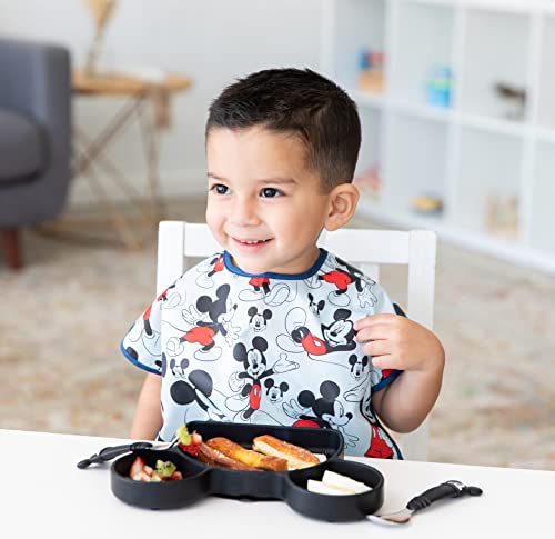 Bumkins Disney Silicone Grip Dish, Suction Plate, Divided Plate, Baby Toddler Plate, Bpa Free, Microwave Dishwasher Safe - Mickey Mouse-1 Count (Pack Of 1) #TOP1