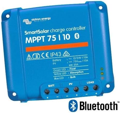 Victron Energy - Controlador de Carga Smartsolar MPPT 75/10 75Voc 10A Victron Energy - SCC075010060R