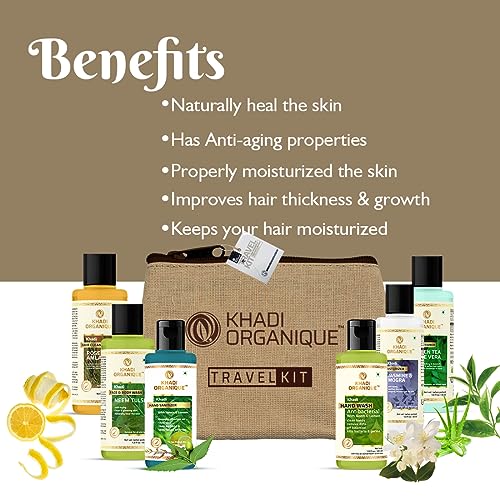 Image of Khadi Organique Grooming All in One Travel Kit Men & Women (Travel Kit New-6)
