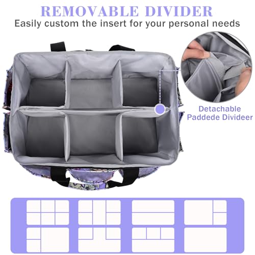 Bolso Tote Multifuncional para Artistas y Oficina 15.15x9.25x8.46 in miniatura 7