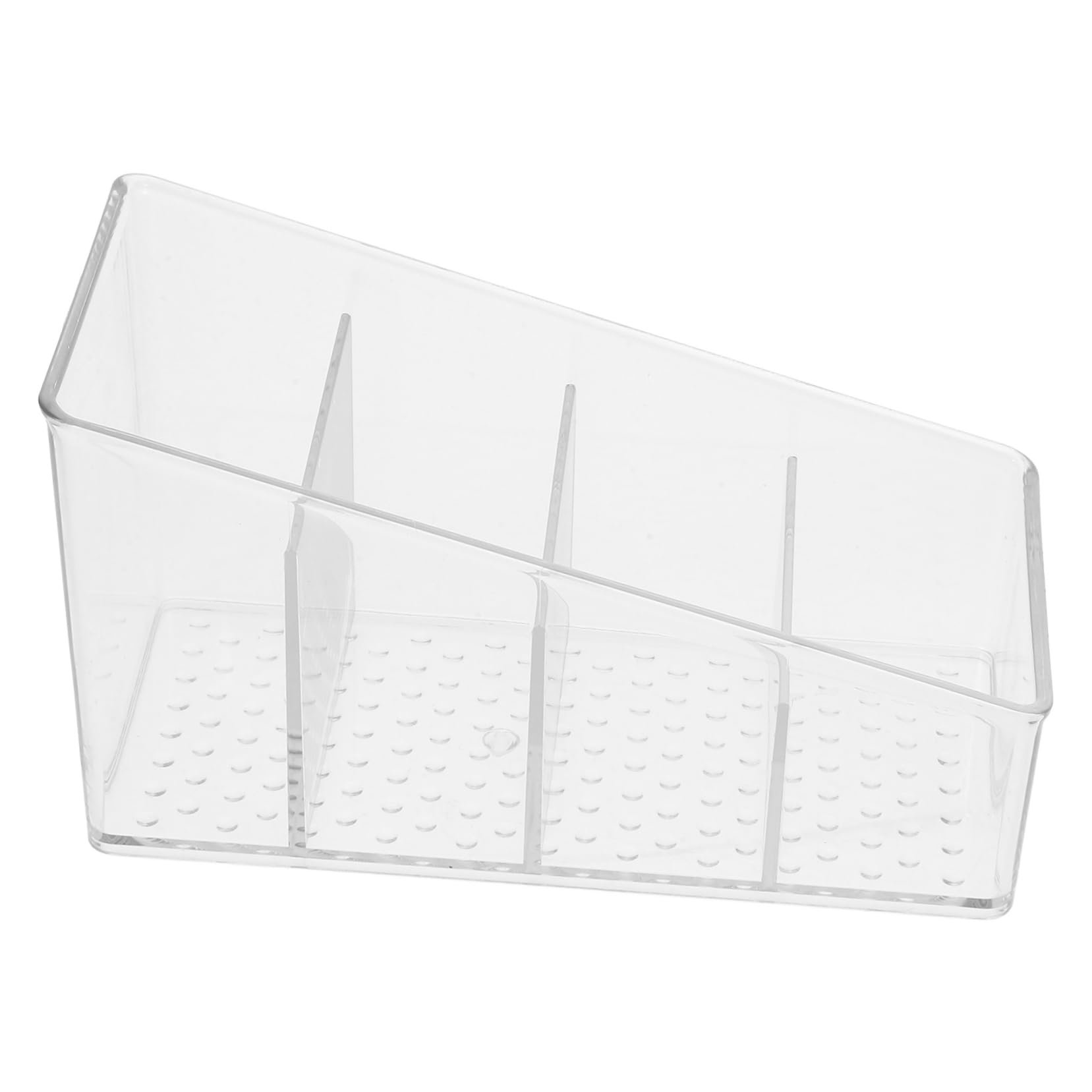 Happyyami Compartment Tea Bag Organizer Box Stylish Desktop Storage for Tea Bags and Sugar Packets for Homes Cafes and Restaurants Easy to Maintain