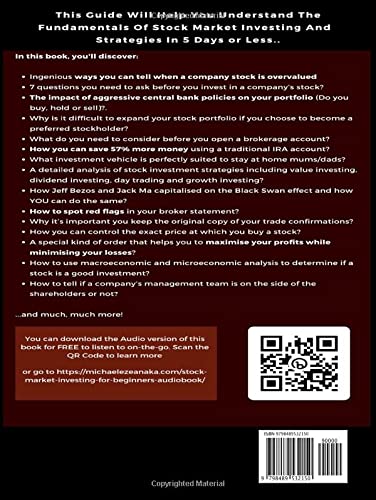 Stock Market Investing For Beginners: Learn The Basics Of Stock Market Investing And Strategies In 5 Days And Learn It Well (Business And Money Series) 51ALW4AM9cL. SL500 - Stock Market Investing For Beginners: Learn The Basics Of Stock Market Investing And Strategies In 5 Days And Learn It Well (Business And Money Series)