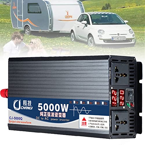 Convertisseur onde sinusoïdale pure 12V 220V 3000W pour voiture avec écran