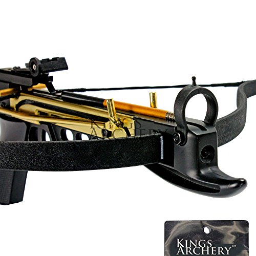 image for KingsArchery Self-Cocking Crossbow Bundle with Adjustable Sights, Spar