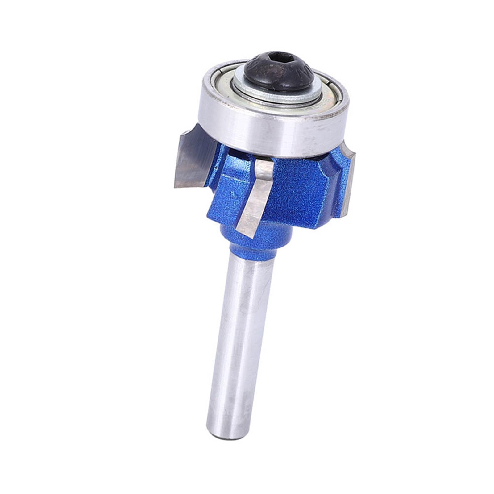 Fresa per bordi tondi a 4 denti, 8 mm/0,3 pollici, per macchine per incisione con trimmer elettrico(8XR2), Punte per serramenti e infissi