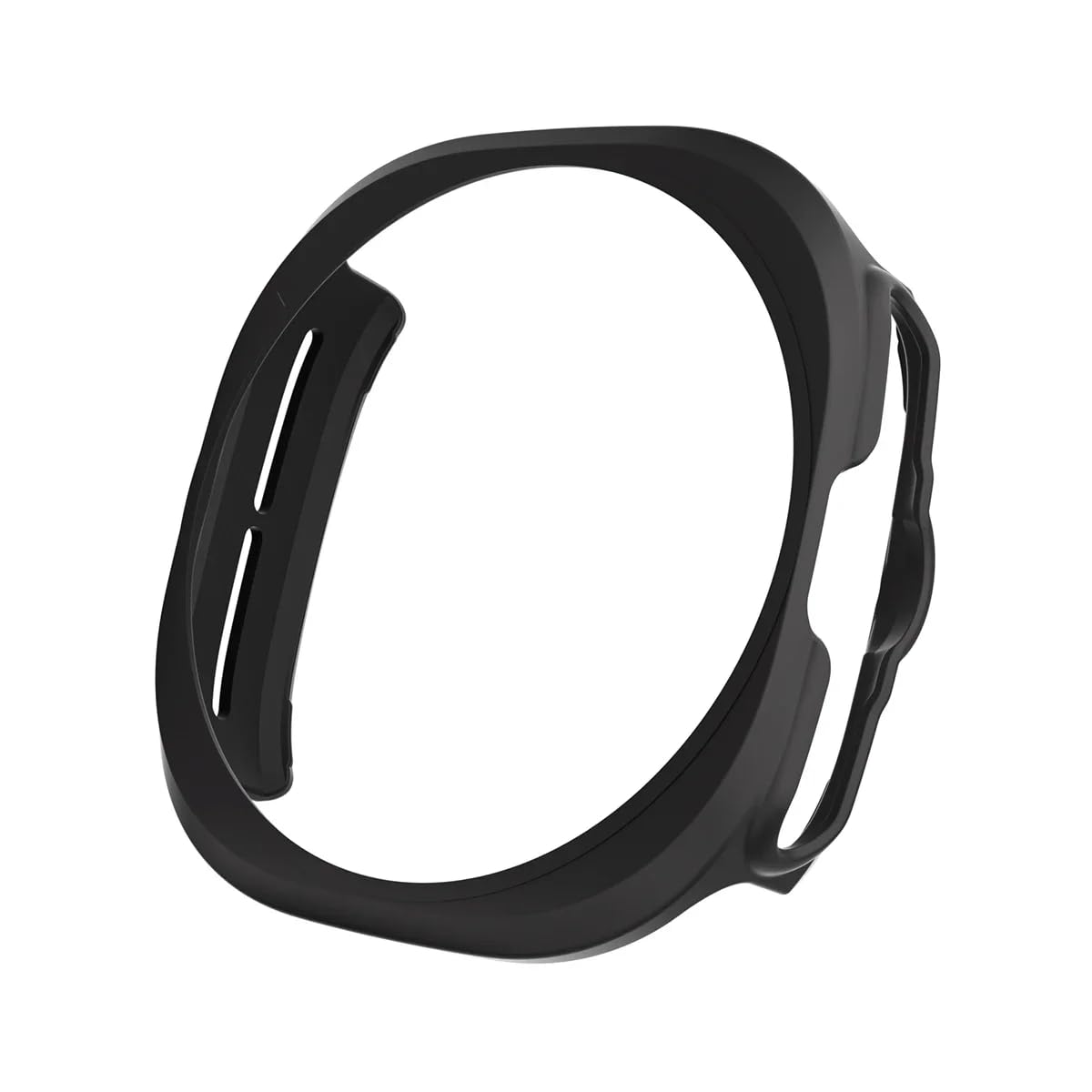 T Teclusive Curved Protective Slim Bumper Case Cover Compatible for Galaxy Watch Ultra | Hard Shell Bumper Side Edge Protection Case for Galaxy Watch Ultra (Black Gray)-image-19