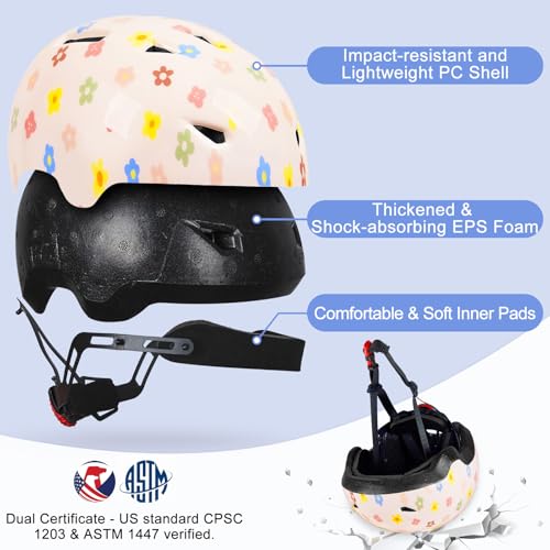 Image of Toddler Bike Helmet, Kids Helmets Baby Infant Bike Helmet for Kids Toddlers Boys Girls Age 1-3 /2-4 /3-5 /5-8 for Biking Scootering Skateboarding