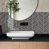 Alwayspon 3D-Vinyl-Spritzschutzfliesen, abziehen und aufkleben, selbstklebende Wandfliesenaufkleber...