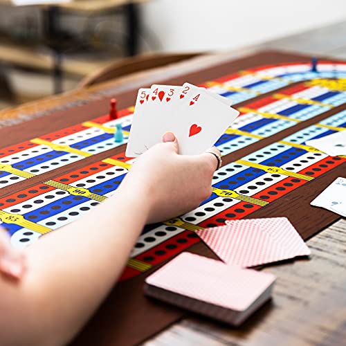 Tabletop Cribbage juego de mesa clásico tamaño gigante miniatura 4