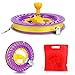 Produktbild YaeTact Kite Reel Winder Wicklung Reel Grip Rad mit 100M Schnur Drachenschnur Seilwinde für Drachen,EIN gutes Flugspielzeug Geschenk für Ihre Kinder/Teenageralter (Violett)