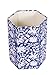Set of 2 Mix Assorted Foldable Trash Dustbin Trashcan for Bedroom Hadblock Floral Print 3.3 Gallon Capacity Waste Basket Eco-Friendly, Small Decorative
