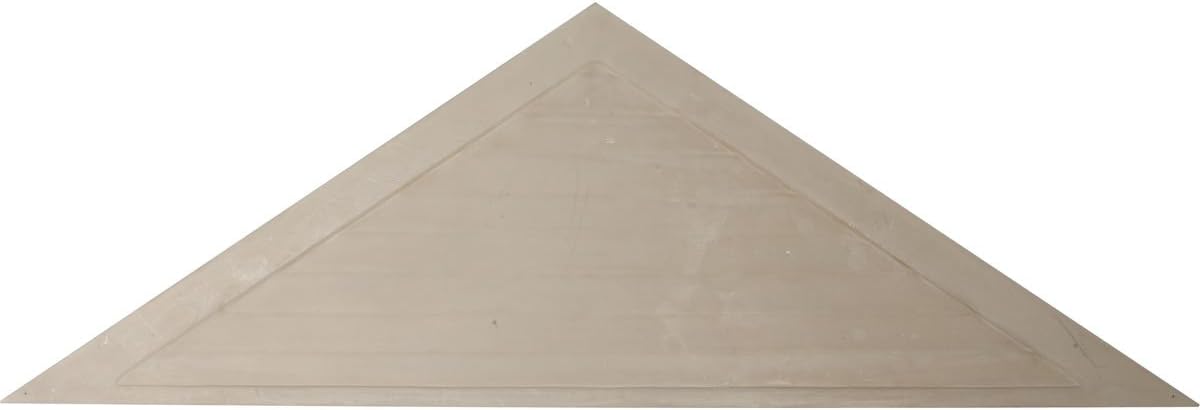 Super Deal Product Ekena Millwork GVTR65X21D Triangle, Non-Functional Urethane Gable Vents, 65W x 21 3/4H x 1 1/4P, Pitch 8/12, Primed