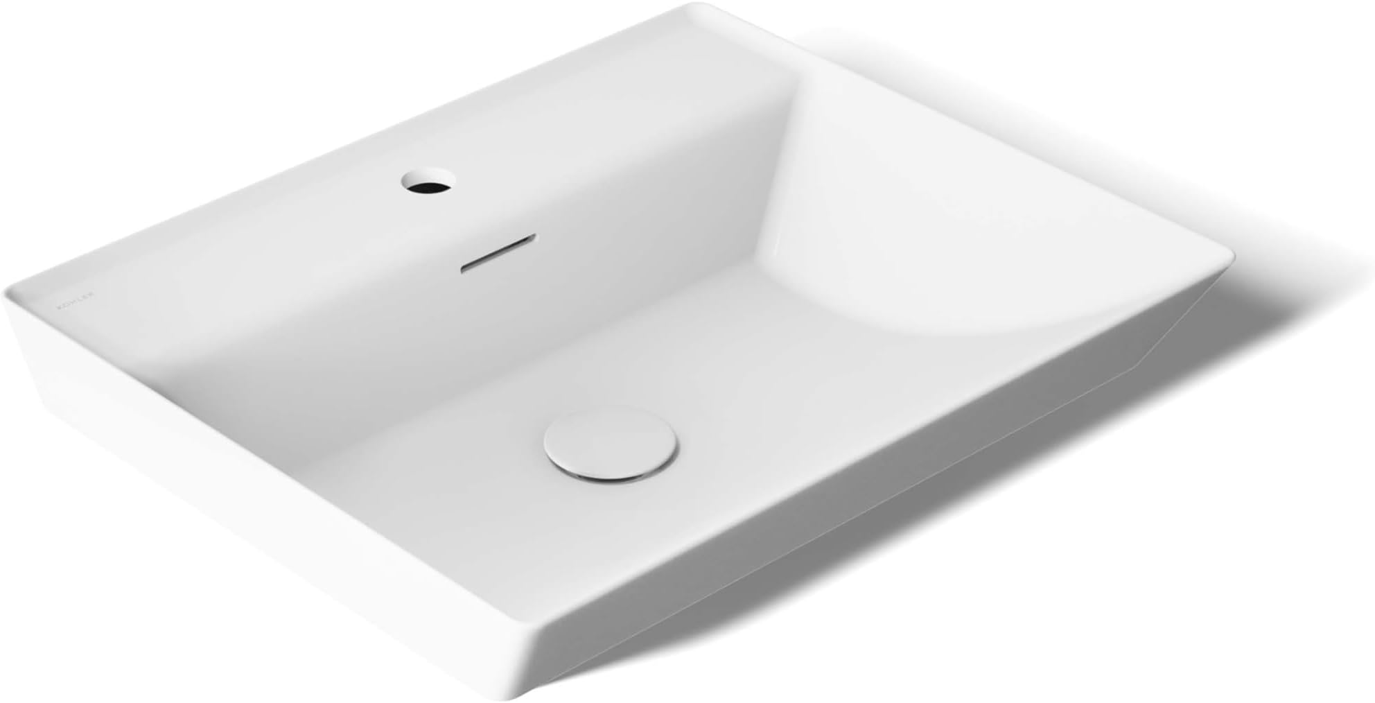 Brazn Rectangle Vessel Bathroom Sink