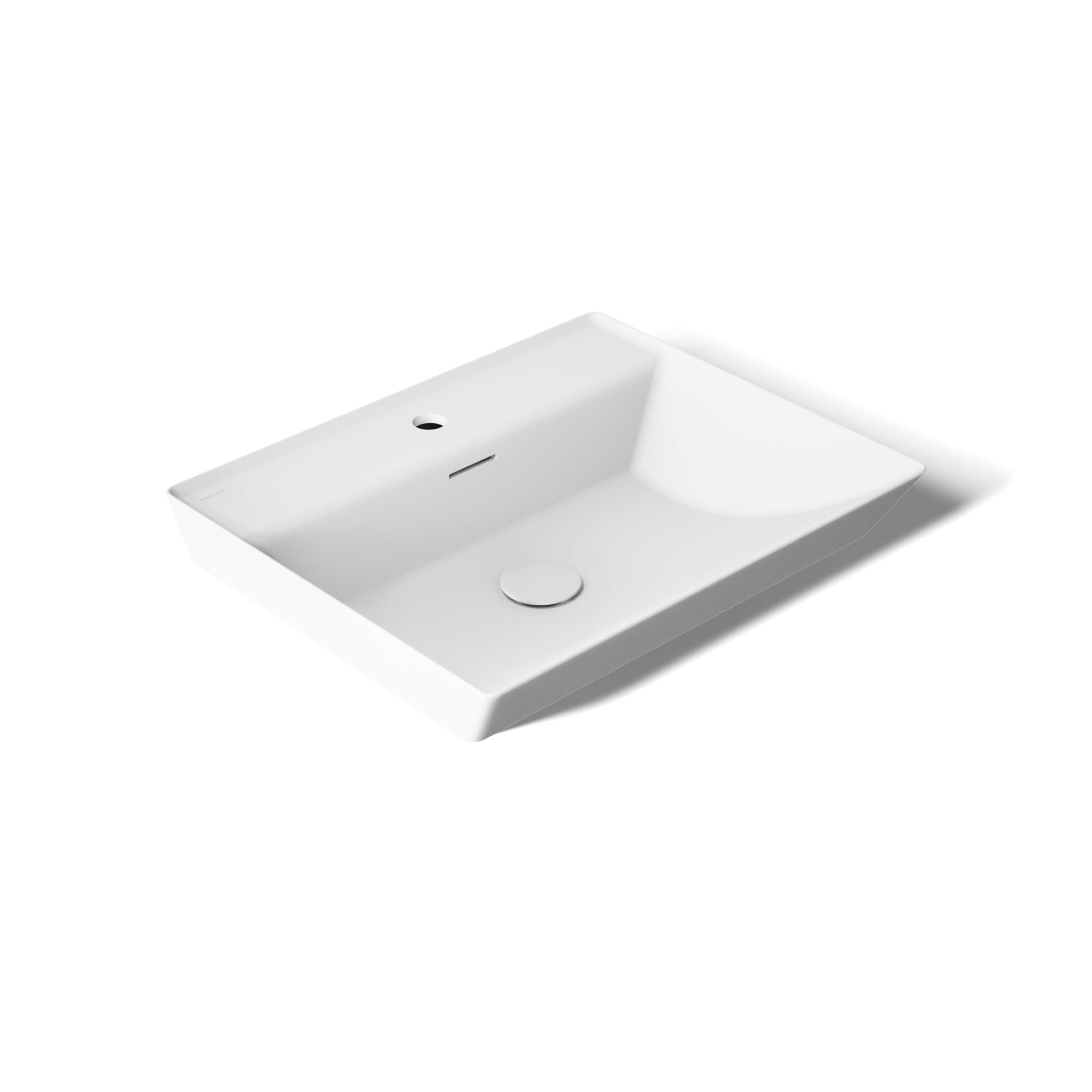 KOHLER Brazn - Lavabo rectangular para baño