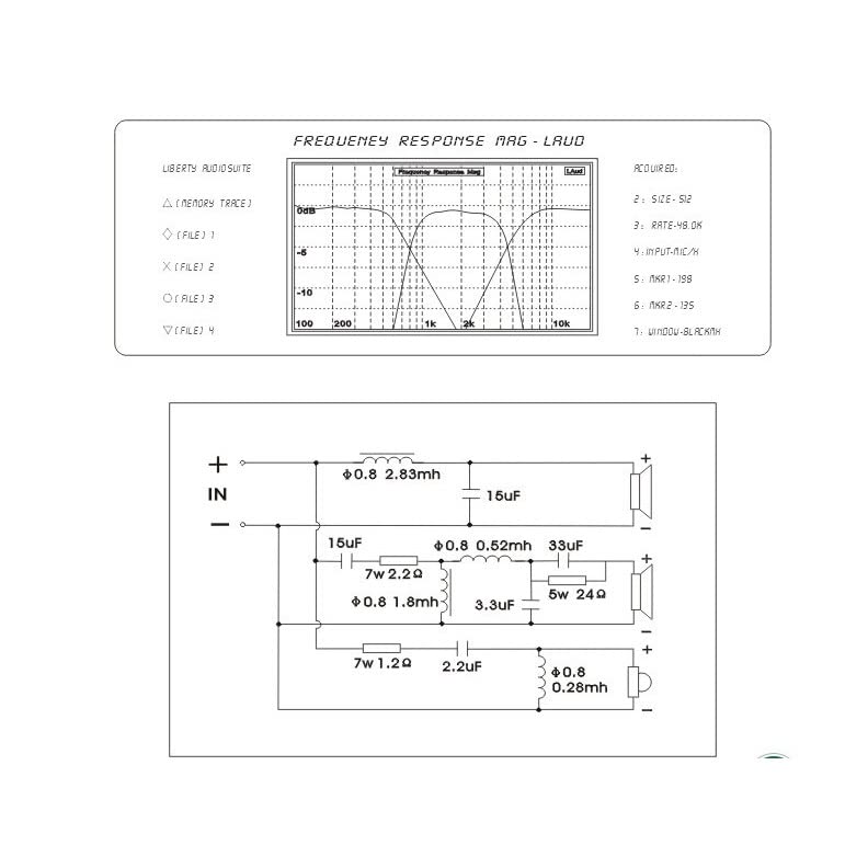 HNJCHE 160W 3 Ways HiFi Speaker Crossover Treble Midrange Bass Independent Filter Frequency Divider 2PCS