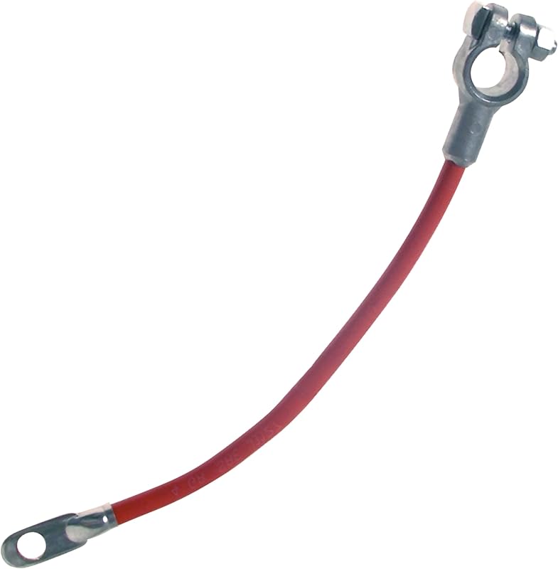 Cabo de bateria positivo vermelho Sherco-Auto 2 AWG com terminal superior – 1,47 m