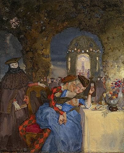 Toile Somov Rendez-vous affiche 60x90cm pour remplacer un mur blanc et triste