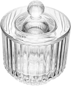WOLFF - Manteigueira Francesa Imperatriz 9cm x 9cm x 11cm Cristal Ecológico