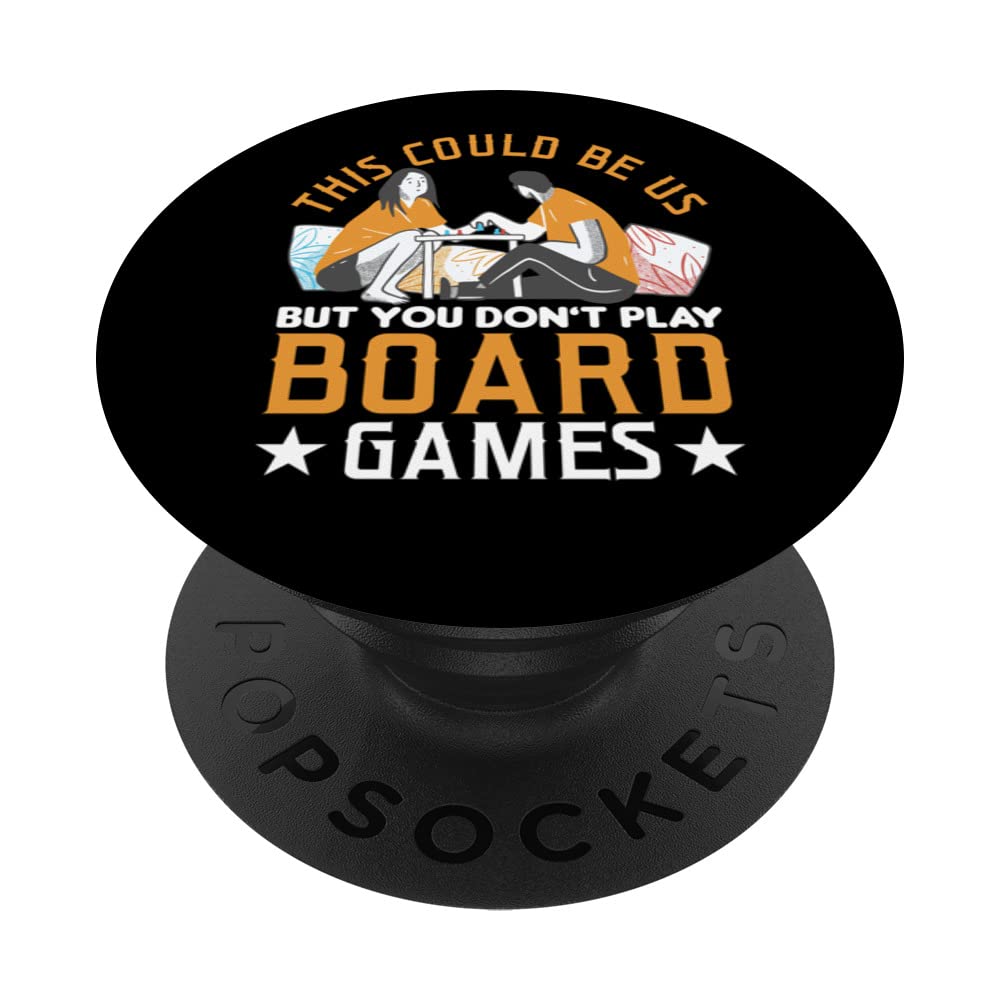 this could be us board game board gamer tabletop PopSockets Swappable PopGrip, Black