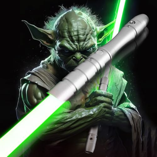 Dueling Lightsaber,Detachable Metal Hilt, Light Saber-38.2 Inch,4 Modes & Sounds,FOC, Swing,Blaster,Cosplay,Birthday Gift for...