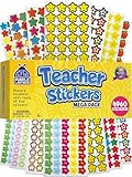 Teacher Stickers For Kids Mega Pack by Purple Ladybug Novelty, 4960 Reward Stickers & Incentive Stickers for Teachers Classroom & School Bulk Use! Includes Smiley Face Stickers & Star Stickers!