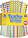 Teacher Stickers for Kids Mega Pack by Purple Ladybug Novelty, 4960 Re-Ward Stickers & Incentive Stickers for Teachers Classroom & School Bulk Use! Includes Smiley Face Stickers & Star Stickers!