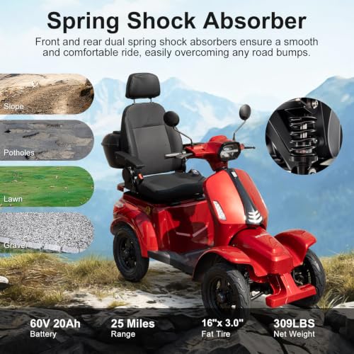 Zousinn Heavy Duty All-Terrain Mobility Scooter