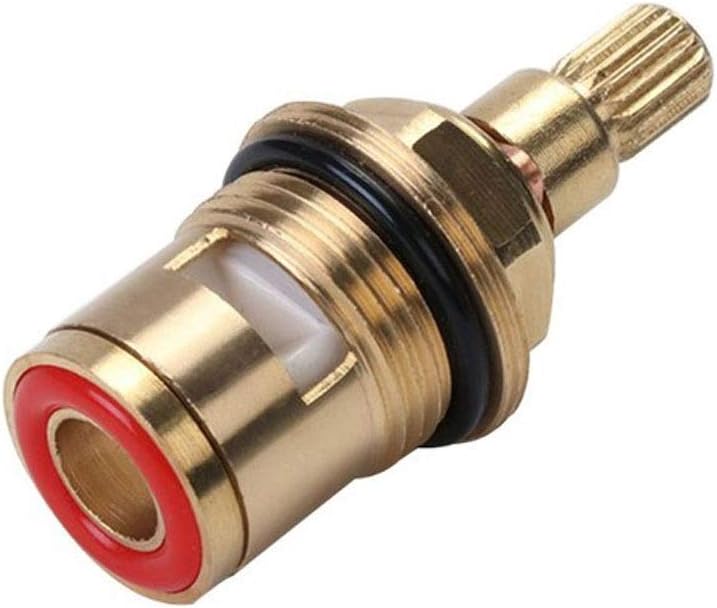 JSEIAJB 2020 New Brass Ceramic Tap Valve Faucet Cartridge Bathroom Hot Cold Water Mixer Valve(D)