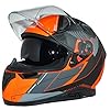 Integraalhelm voor motorfietsen met geïntegreerde zonneklep en inklapbaar vizier 917-BG-M Integraalhelm voor motorfietsen met geïntegreerde zonneklep en inklapbaar vizier 917-BG-M