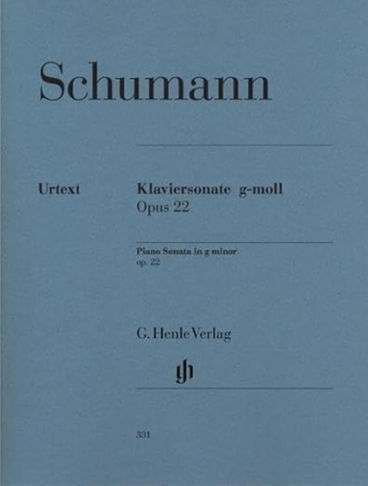 Piano Sonata g minor with original last movement op. 22 - piano - (HN 331)