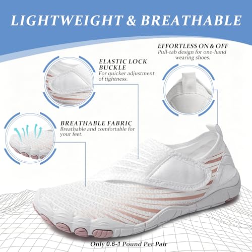 Image of ELETON Barefoot Shoes Women Men Hiking Water Shoes Wide Toe Box Zero Drop
