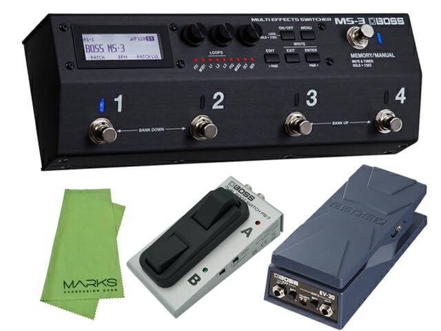 Amazon | 【EV-30 + FS-7セット】BOSS Multi Effects Switcher MS-3