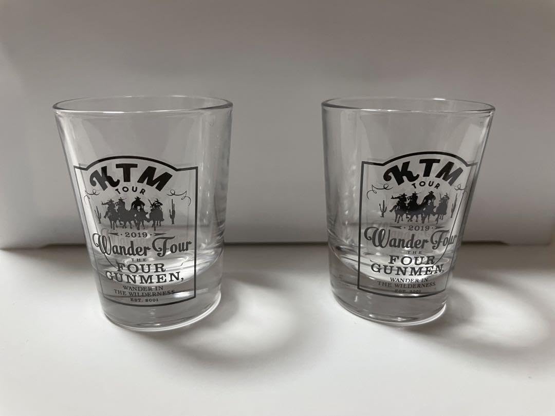 Amazon | 4個セット ケツメイシ KTM 2019 ショットグラス | ノー