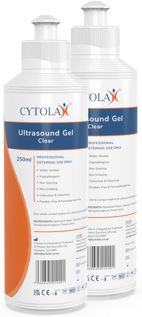 Fetal Doppler Ultrasound Transmission Gel (2-Pack)