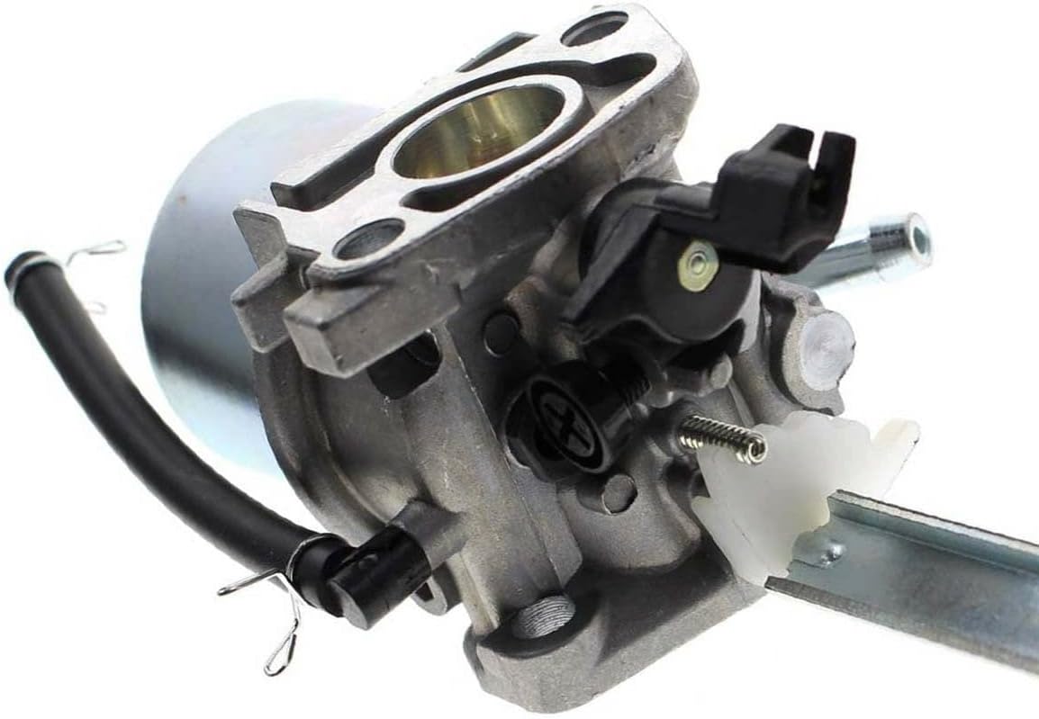 Bottom view of carburetor showing mounting points