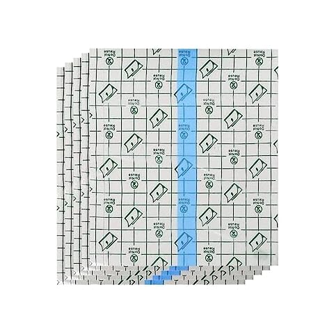 Aftercare Bandage | 5 Pieces 8 in x 8 yd Roll | Clear Waterproof Adhesive Wrap, Second Skin Protective Dressing Healing Film Transparent Bandages(8 * 8inch) Cover