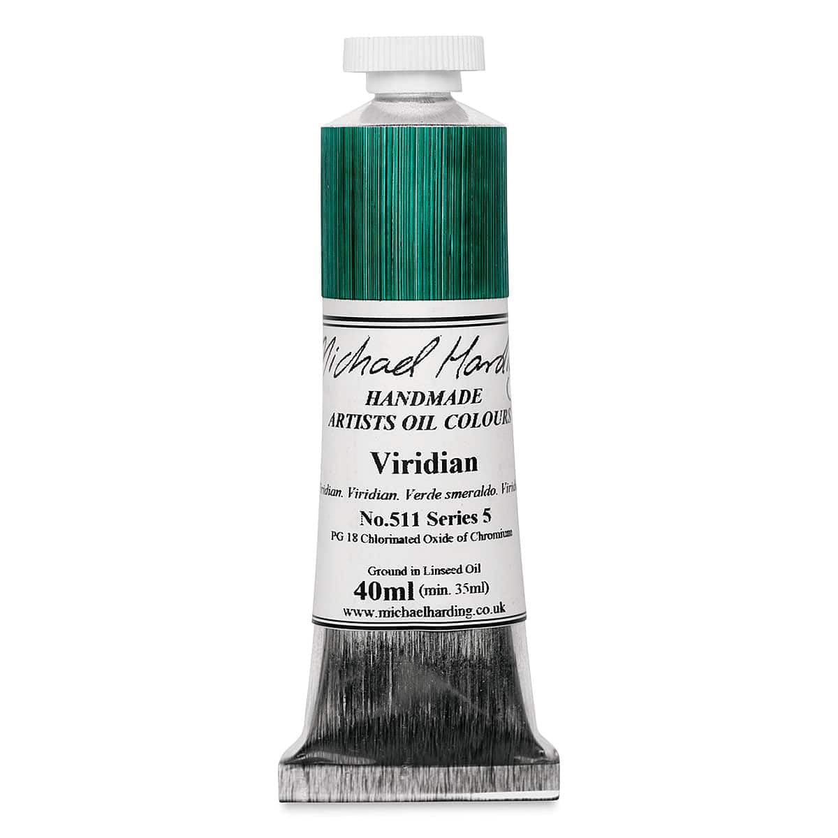 Michael Harding Artist Oil Colors - Viridian - 40ml Tube by Michael Harding