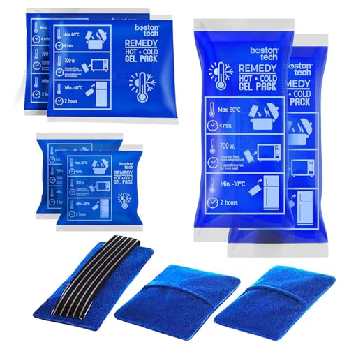 Pack de gel chaud et froid Boston Tech EPIONE | Thérapie par le chaud et le froid pour les blessures sportives, la récupération musculaire, la physiothérapie et l'utilisation à domicile (Pack de 6)