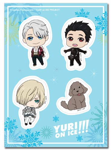 Yuri!!! On Ice- Sd Group Sticker Set