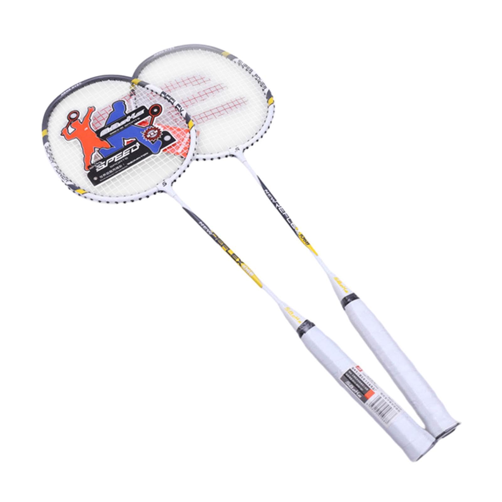 2 Pieces Badminton Racquet Set Durable Badminton Rackets for Children Adults-picture-30