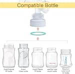 Maymom Conversion Kit Compatible with Medela Breast Pumps Breastshield to Compatible with Phillips Avent Wide-mouth Bottle Plus Sealing Ring