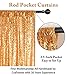 ShiDianYi 7FTX7FT Gold Shimmer Sequin Fabric Photography Backdrop