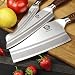 WILDMOK 9pcs Knife Block Set German Steel Kitchen Knife Set